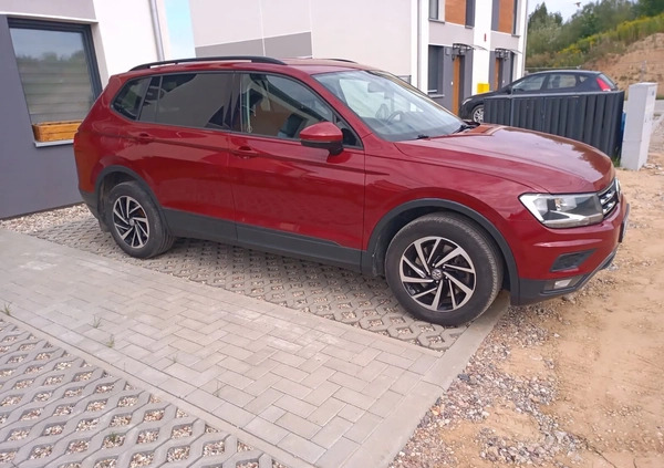 Volkswagen Tiguan Allspace cena 87000 przebieg: 80000, rok produkcji 2018 z Giżycko małe 106